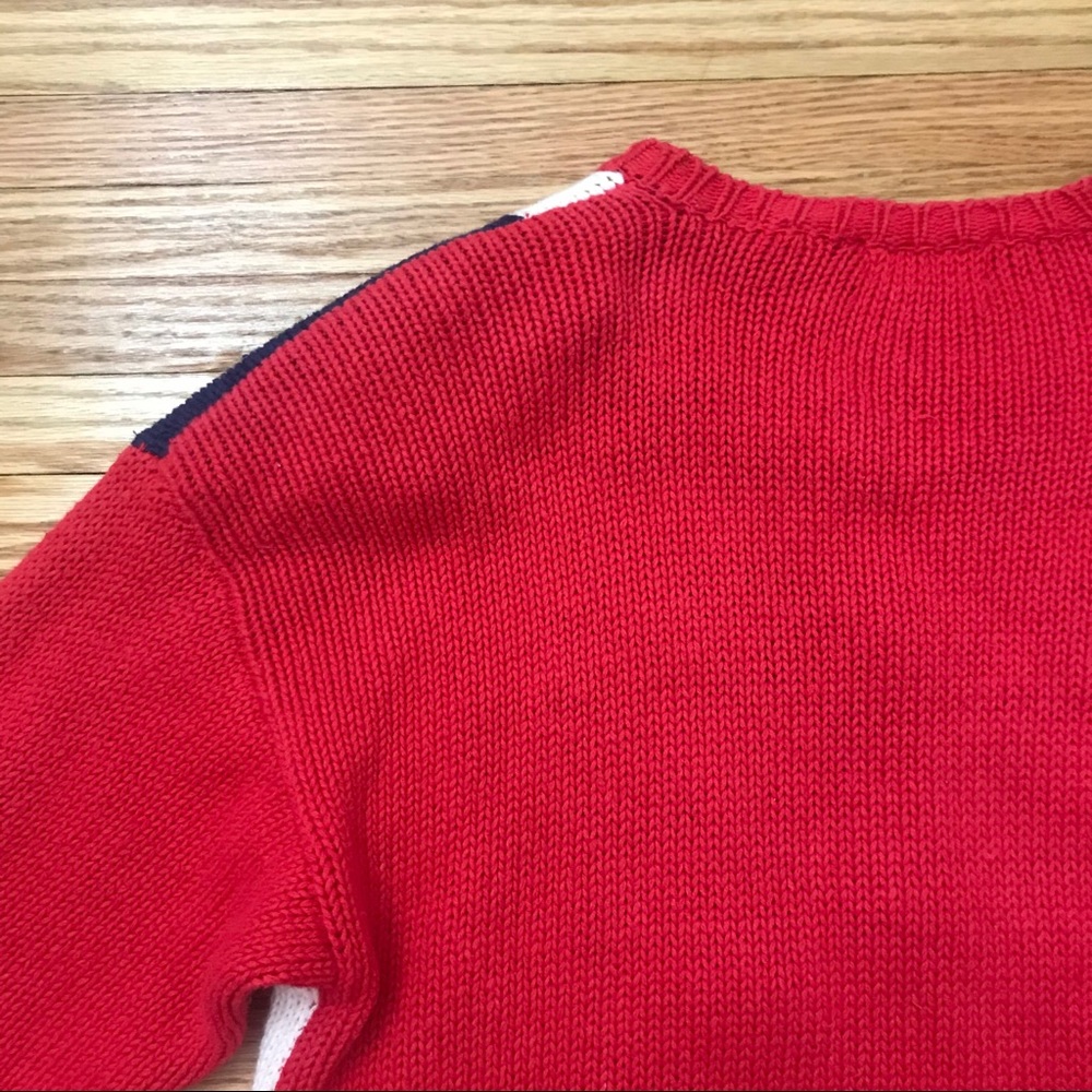 Vintage Christmas Cardigan Knitted by Hand - Picture 12 of 12